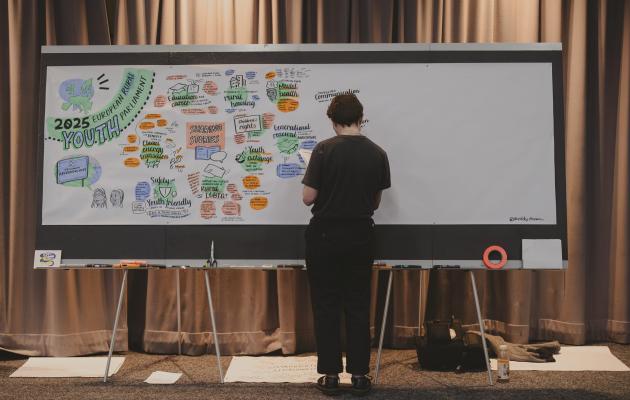 Artwork capturing the outputs from the European Rural Parliament