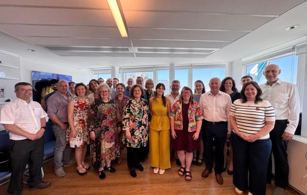 Team SRA & colleagues in Brussels